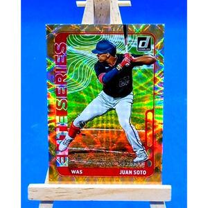 2021 Panini Donruss - Elite Series Juan Soto #ES1 SP /999 Bronze Fireworks